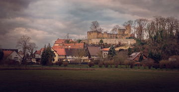 Fernansicht der Heldenburg in Einbeck